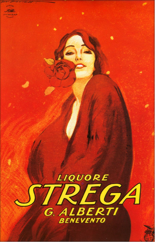 Manifesto - Liquore Strega, Marcello Dudovich - 1925 