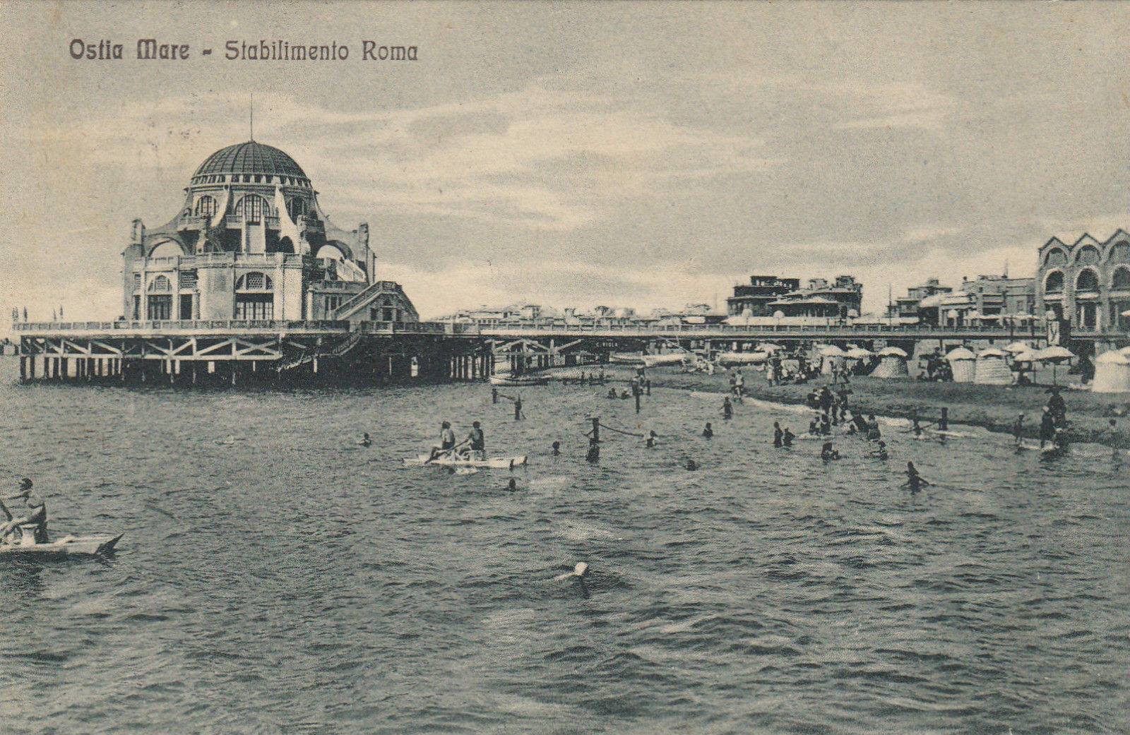 Lazio ) Stabilimento Roma - Ostia , Roma - Ing. Giovanni Battista Milani - 1924 - 27