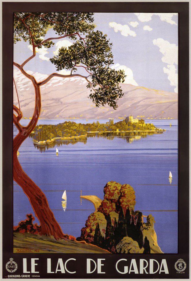 Manifesto - Le Lac del Garda - Severino Trematore
