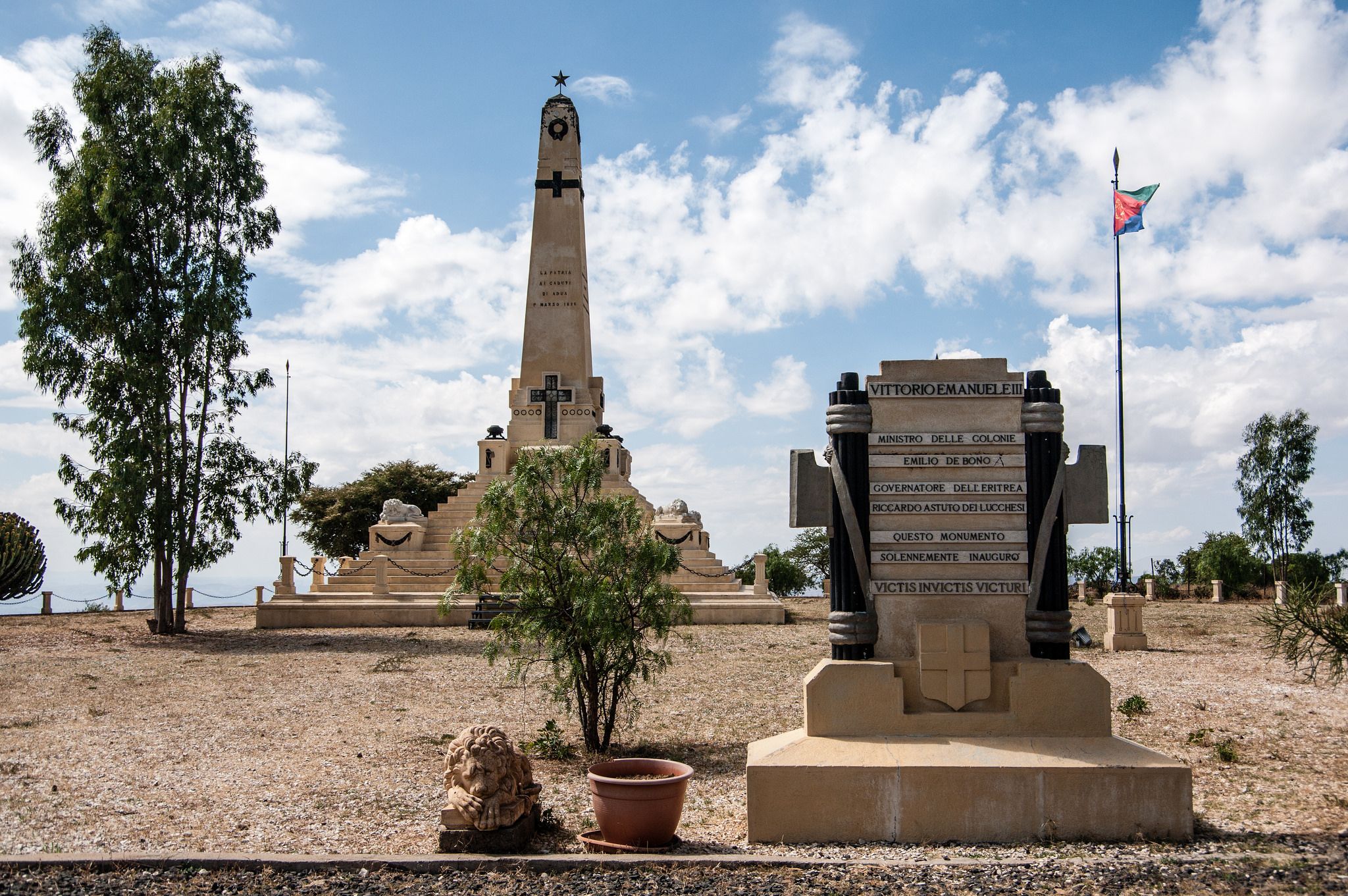 Monumento-ossario ai caduti di Adua - Adi Kwala , Eritrea - 1935