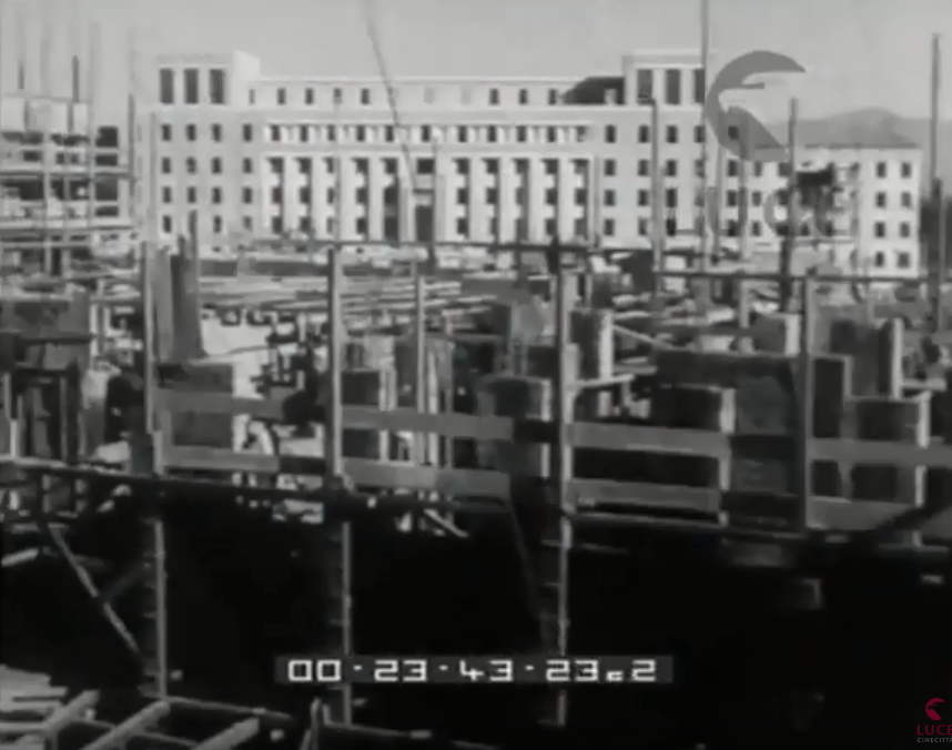 Intenso fervore di opere nella città Universitaria - Roma 1933