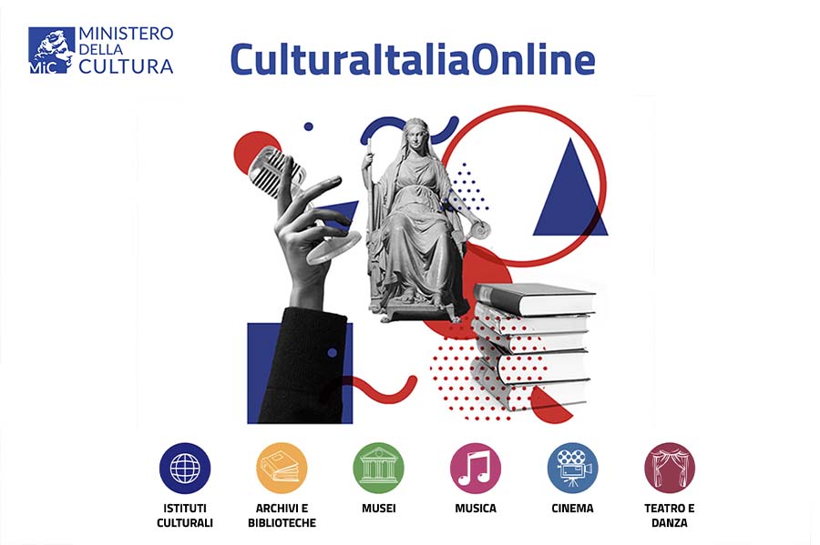 CulturaItaliaOnline è un portale realizzato dal MiC – Ministero della Cultura Italiano
