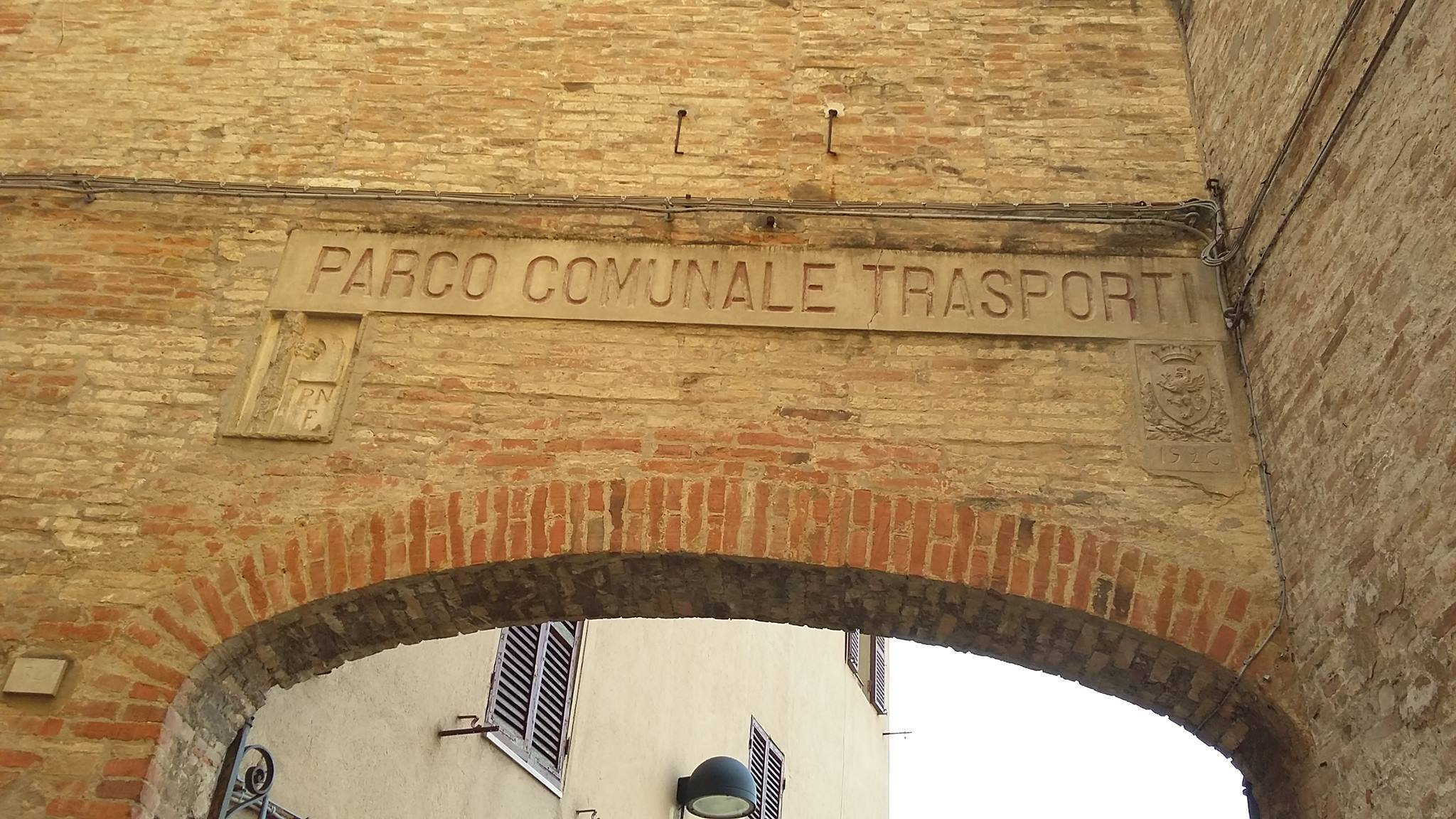 Particolare Parco Comunale Trasporti - Perugia 1926 
