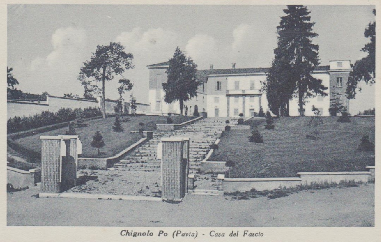 Lombardia ) Casa del Fascio - Chignolo Po , Pavia 