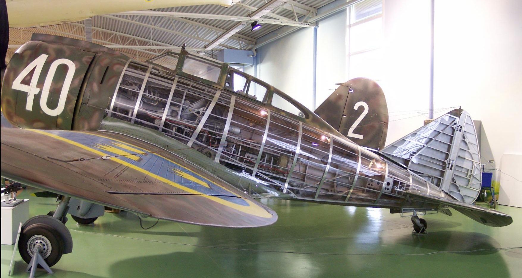 Aereo Caproni Reggiane esposto al Flygvapenmuseum