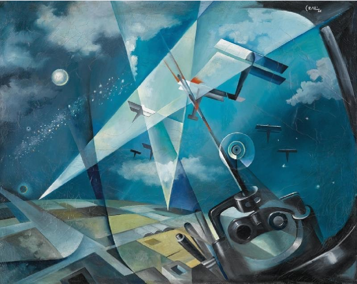 Battaglia sull'aeroporto (Mitragliere in azione) Tullio Crali - 1936