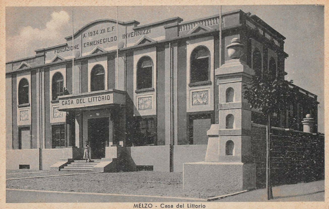 Lombardia ) Casa del Littorio - Melzo , Milano - 1934