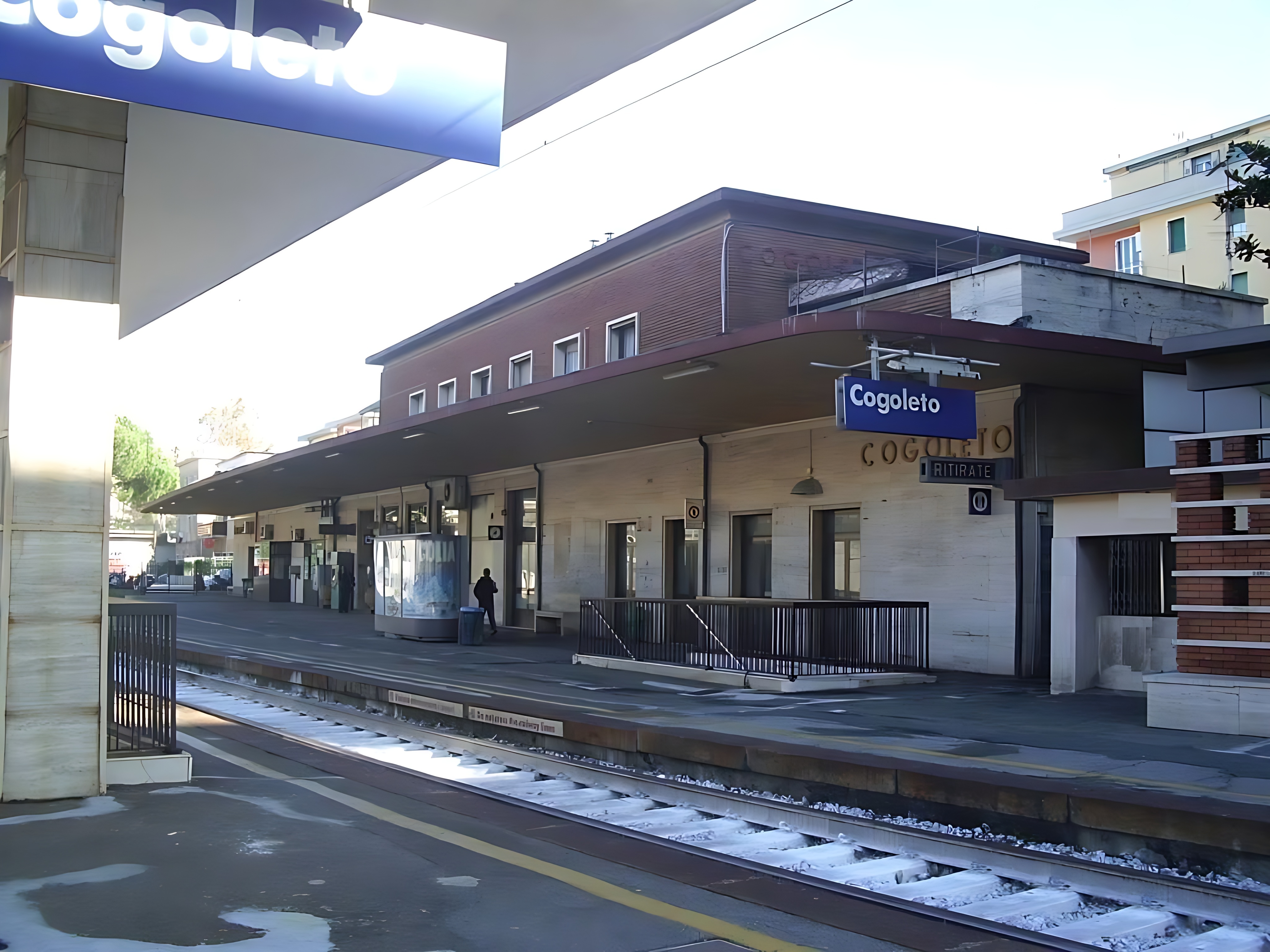 Stazione ferroviaria - Cogoleto , Genova - Arch. Roberto Narducci - 1943
