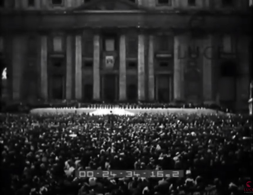 Urbi et orbi in occasione della Pasqua - CittÃ  del Vaticano -Â 1938