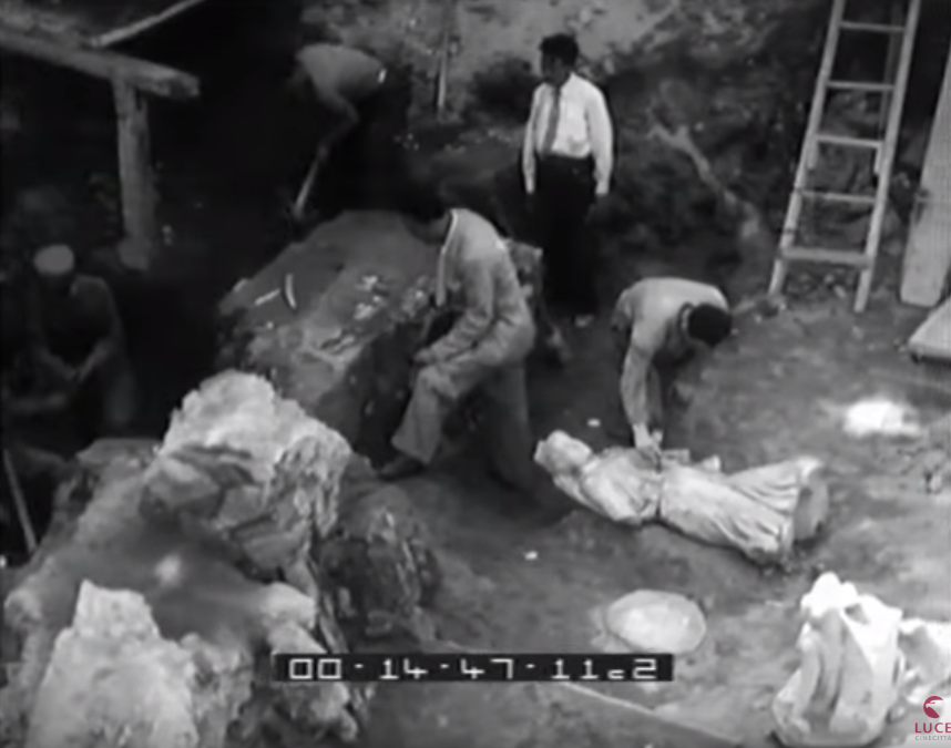 UnÂ ritrovamentoÂ archeologicoÂ sull'AventinoÂ - Roma 1935 