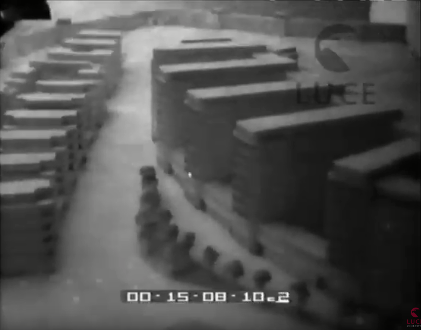 Le case dell'istituto nazionale nel quartiere di Porta Metronia a Roma