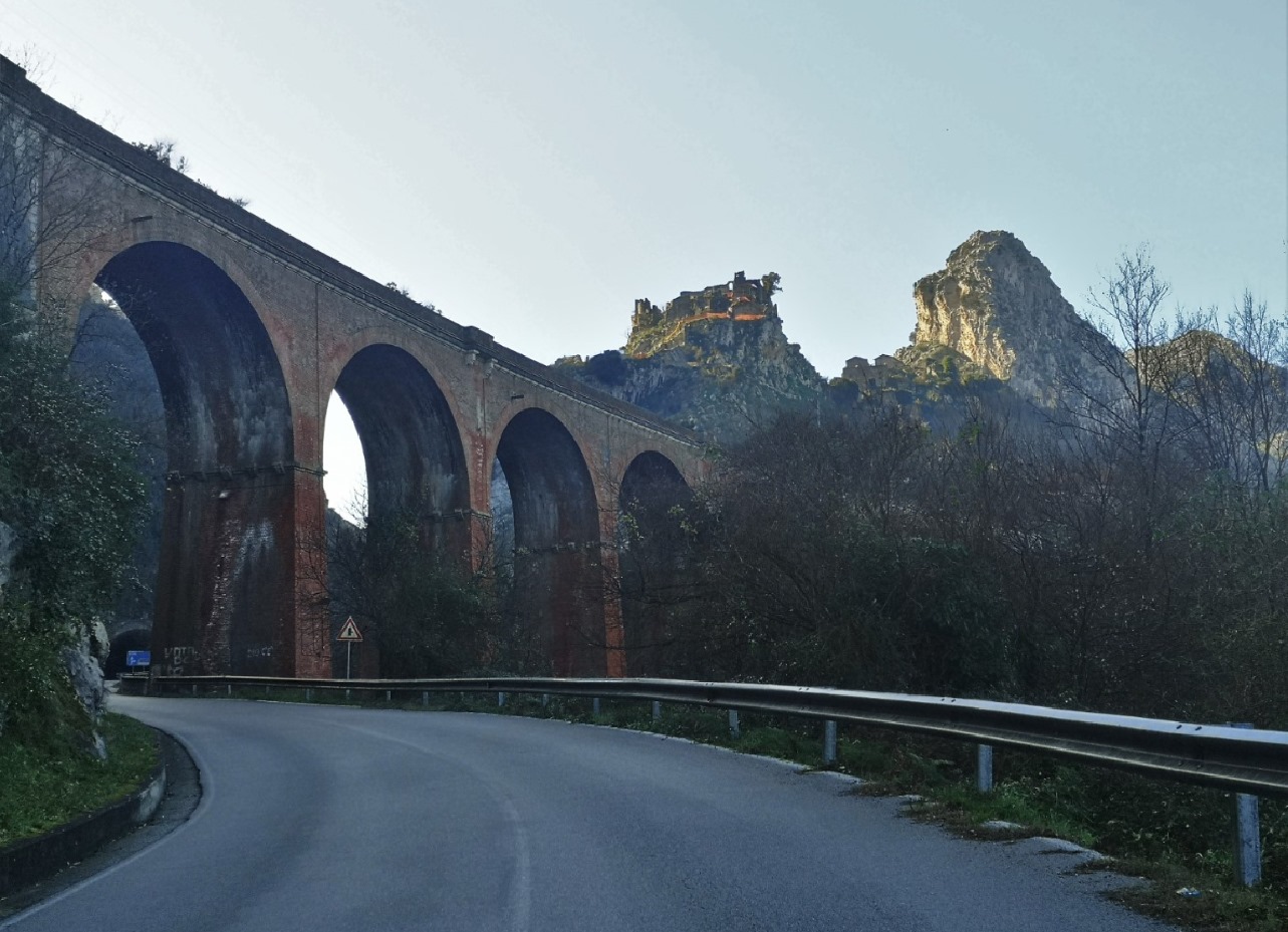 Ex Ponte ferroviario sul Mingardo - San Severino di Centola , Salerno - 1928
