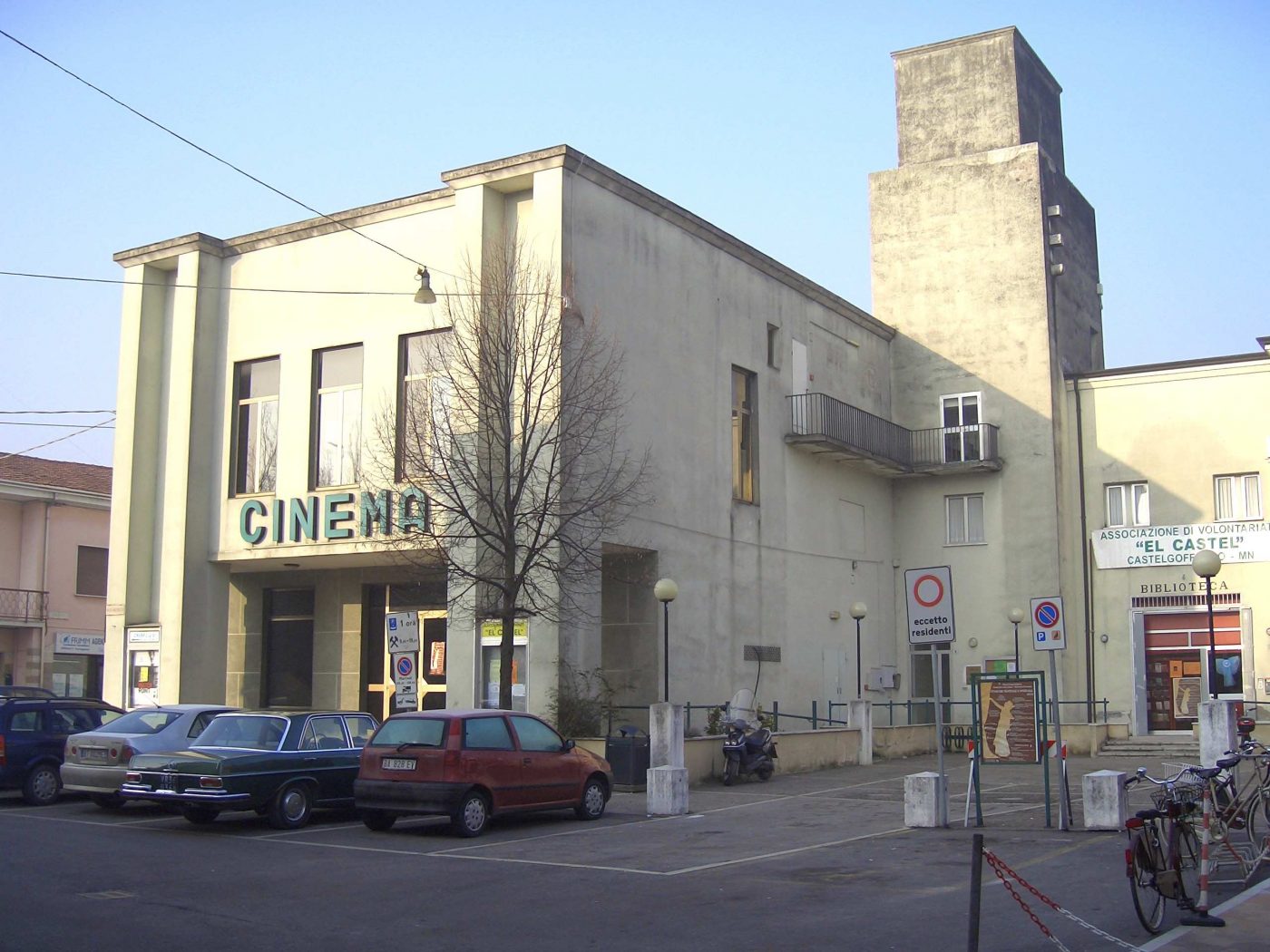 Teatro Comunale oggi Cinema Smeraldo - Castel Goffredo , Mantova - Ing. Demetrio Palvarini - 1938 - 39