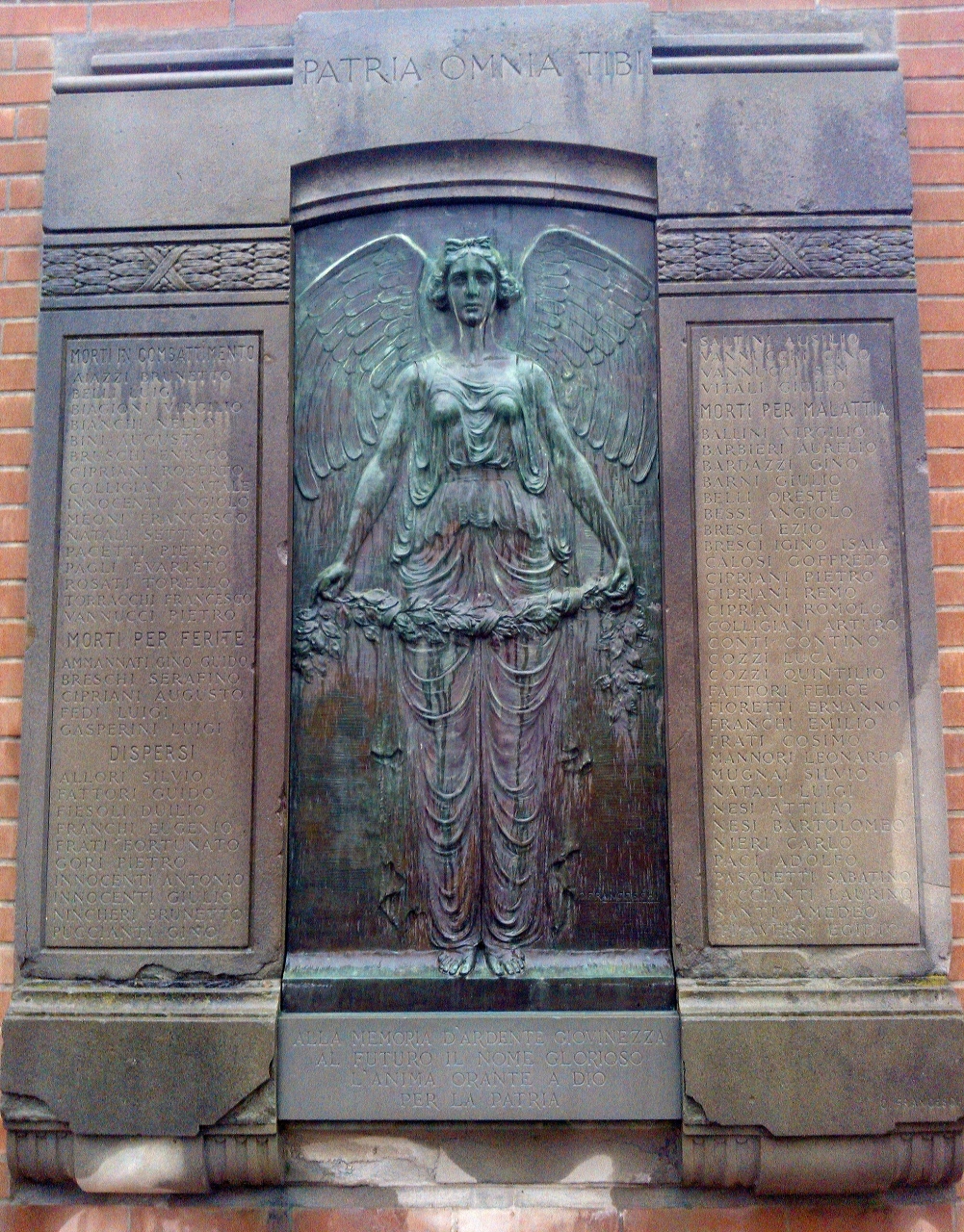 Monumento ai Caduti - Montemurlo , Prato - Opera Odo Franceschi - 1924