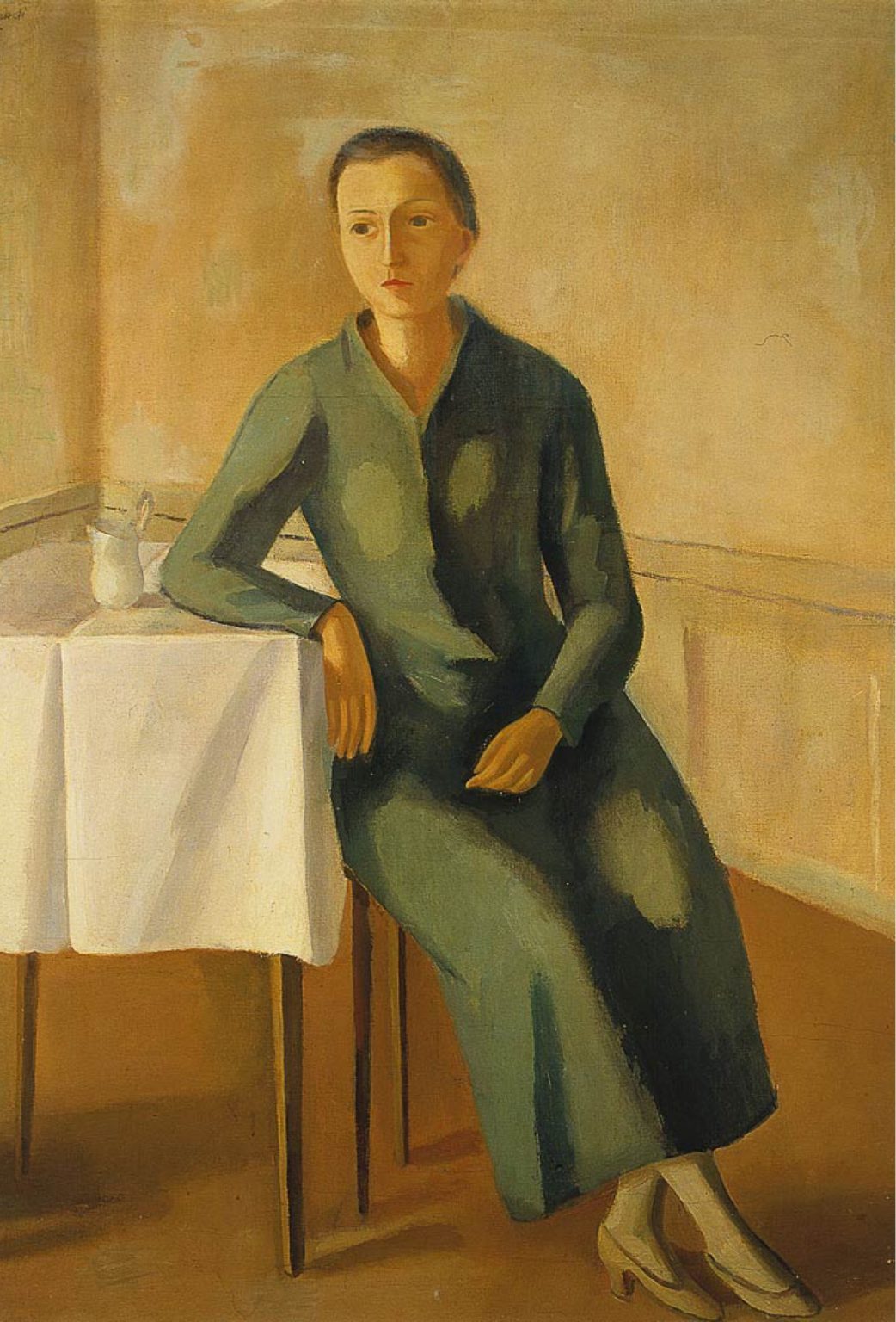Donna solitaria - Virgilio Guidi - 1938 