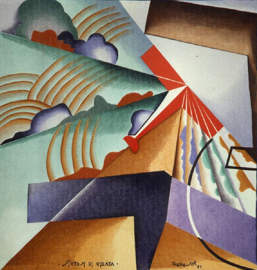 Sintesi di virata - Mino Della Site - 1931 