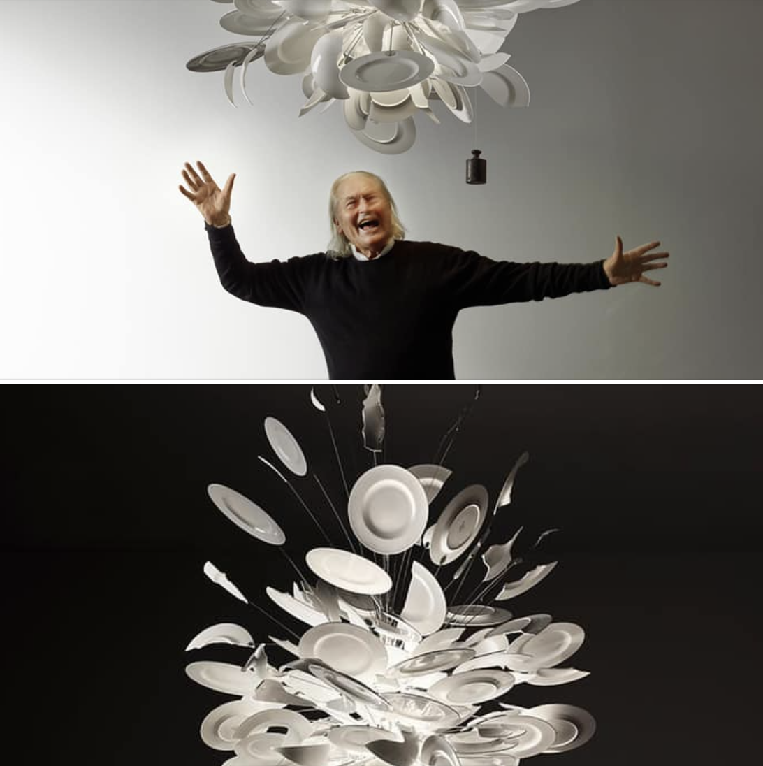 Ingo Maurer. Lampadario Porca Miseria! 1994