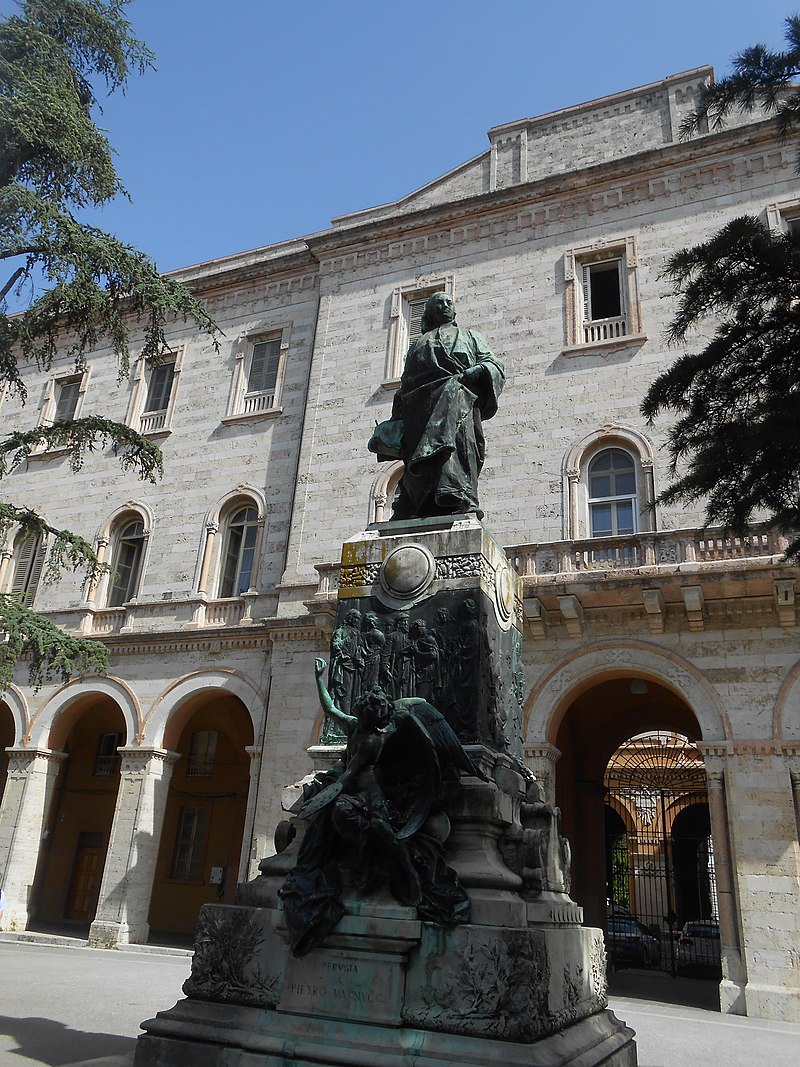 Monumento a Pietro Vannucci - Perugia - Opera Enrico Quattrini - 1923 