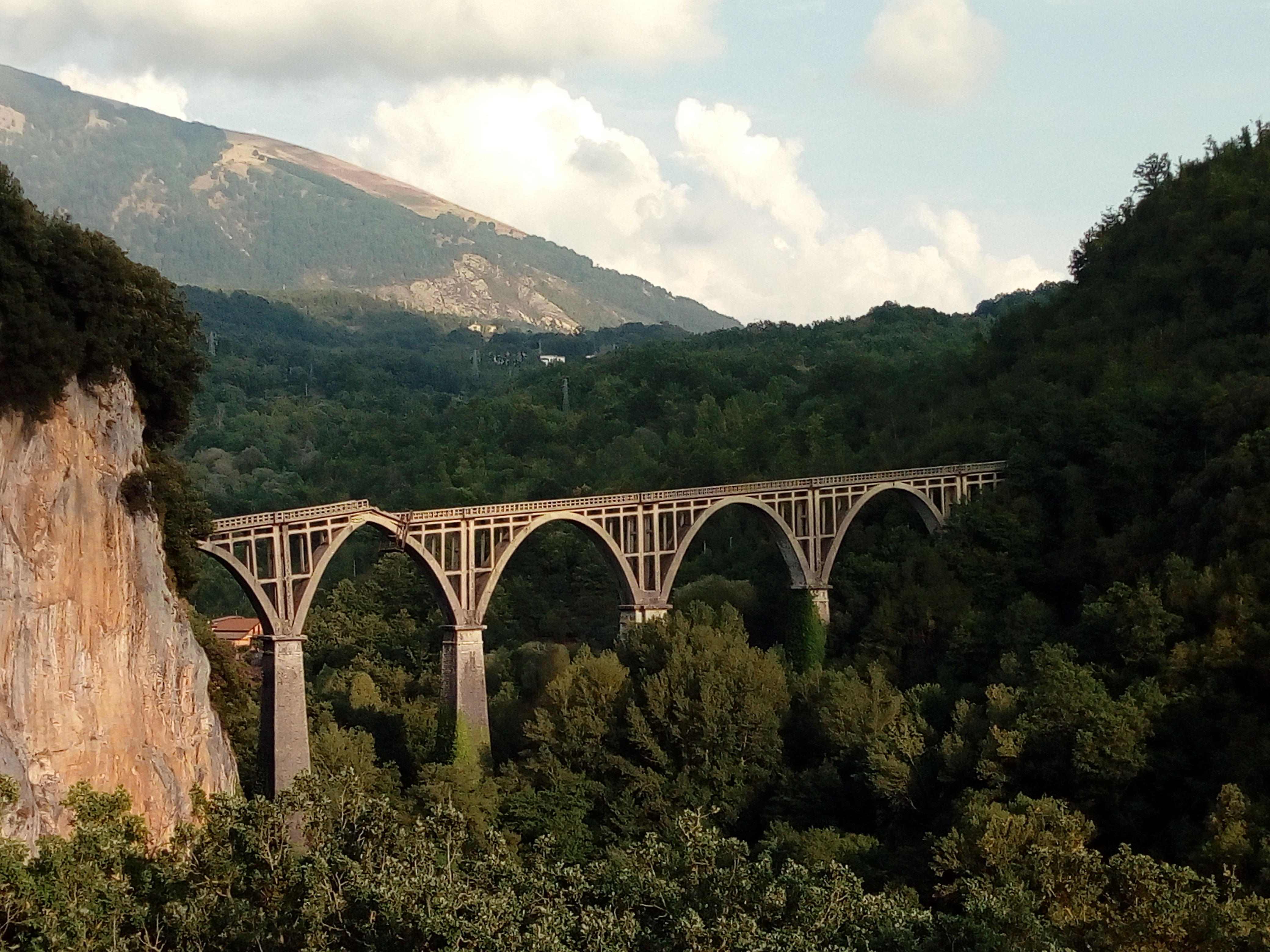 Ponte dello studente , Tronco ferroviario Lagonegro - Castrovillari ( non più in uso ) -  Lagonegro , Potenza - 1929 