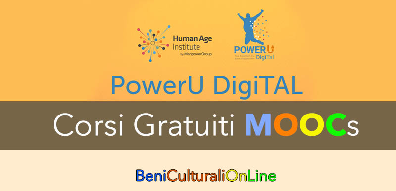  POWERUDIGITAL, corsi MOOCs per le competenze digitali