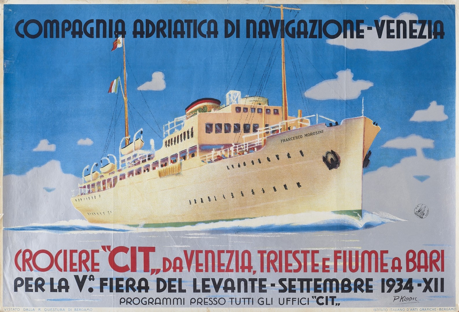 Manifesto - Paolo Klodic - 1934 