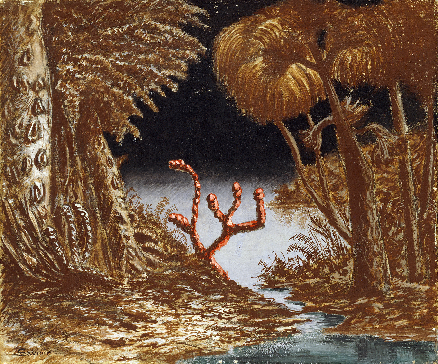 Paesaggio - Alberto Savinio ( Andrea De Chirico ) 1939
