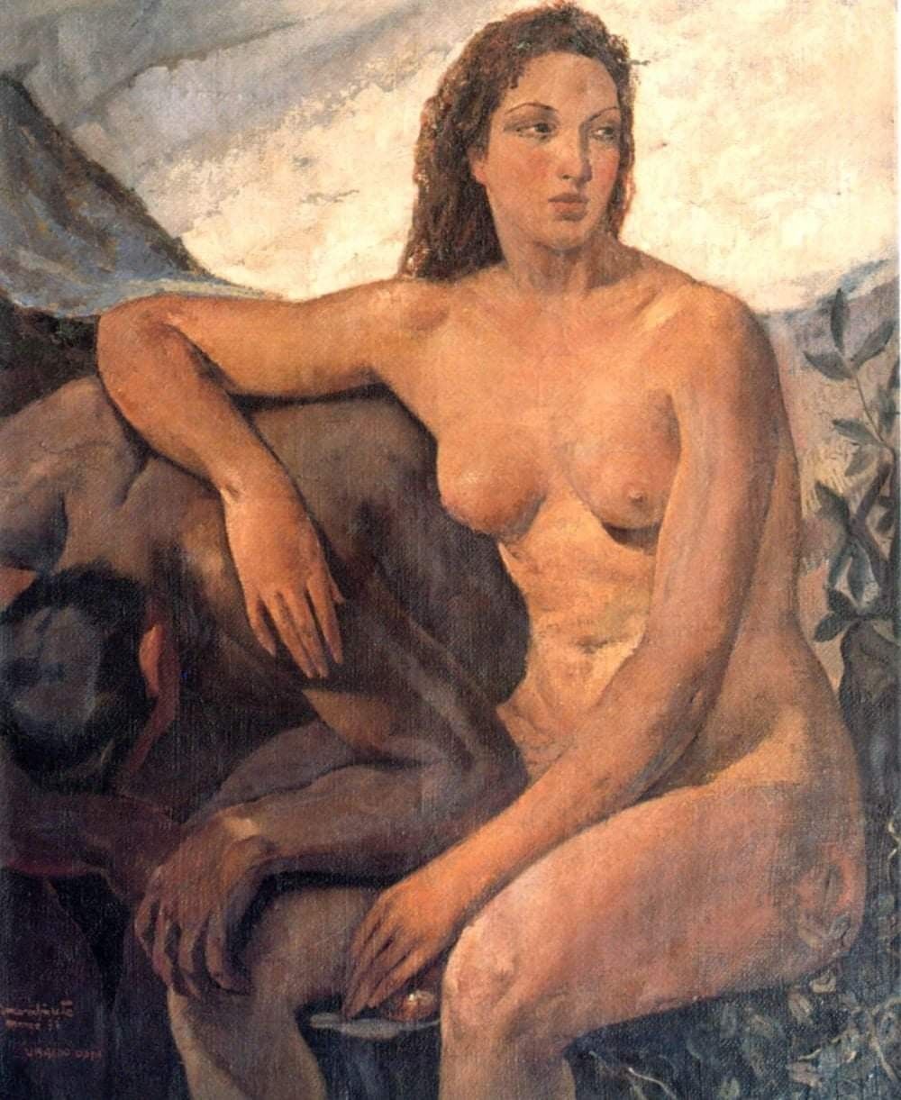 Adamo e Eva - Ubaldo Oppi - 1930