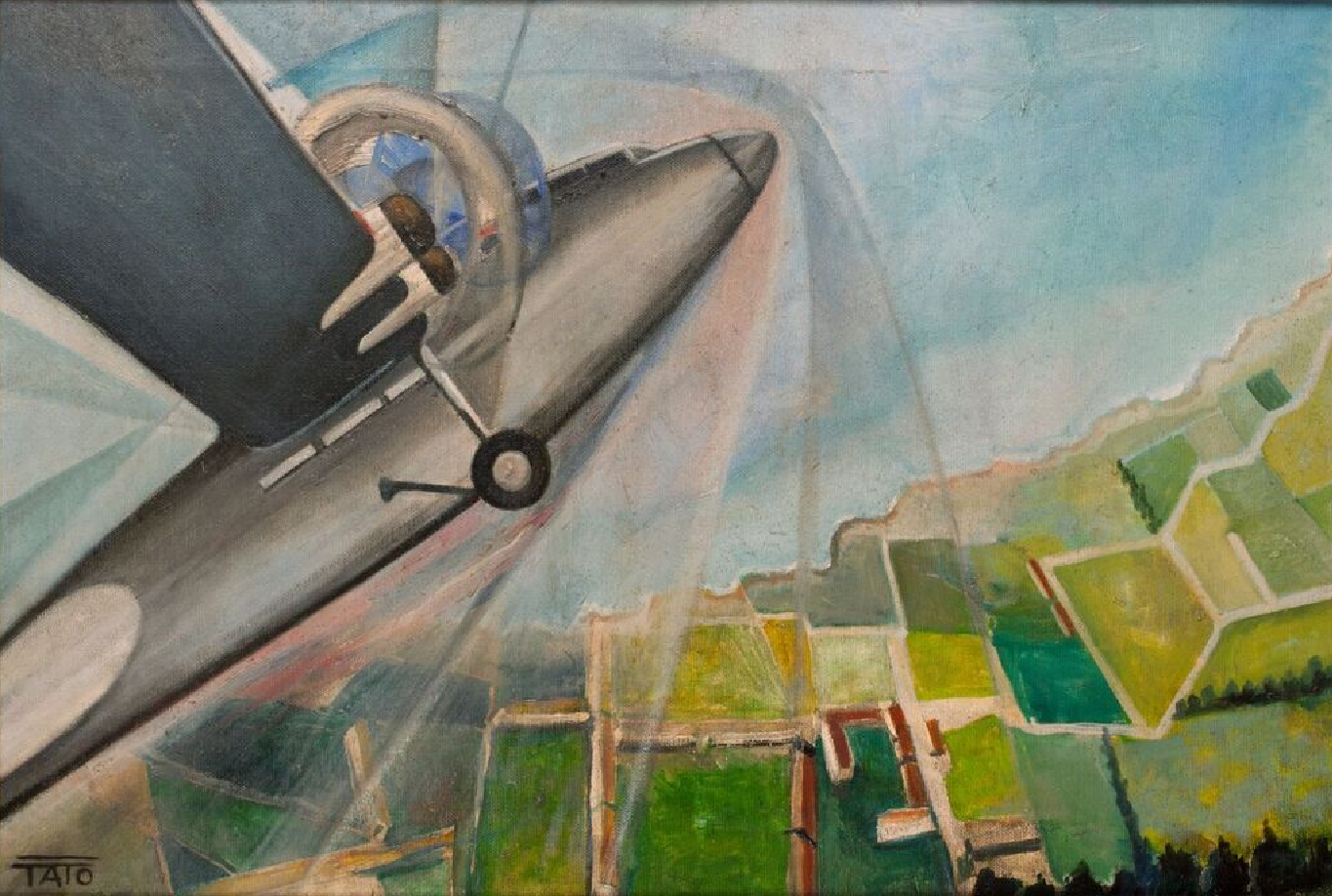 Il Decollo. Aeropittura - Tato (Guglielmo Sansoni) 1938