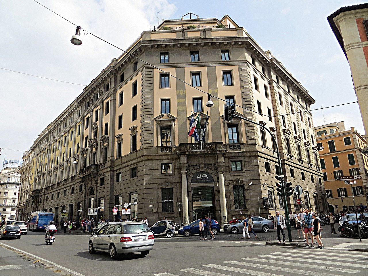 Ex Palazzo I.N.A. ( Istituto Nazionale delle Assicurazioni ) Oggi Palazzo A.I.F.A. ( Agenzia Italiana del Farmaco ) - Roma - 1931