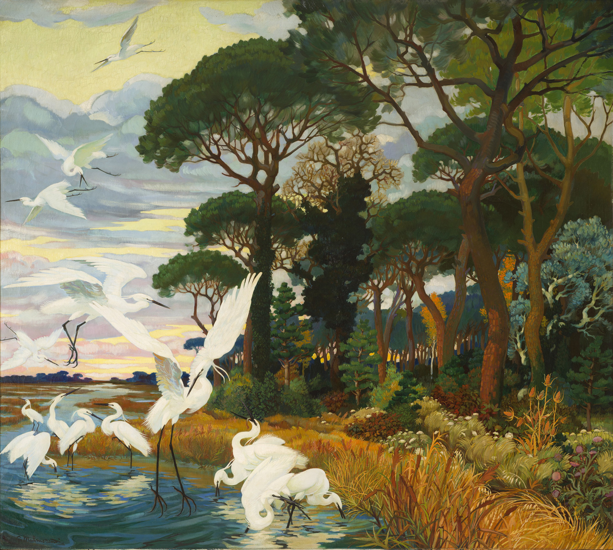 La pineta - Giovanni Malmerendi - 1934 