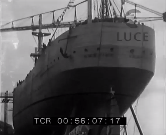 Il varo della nave scuola Amerigo Vespucci, Napoli