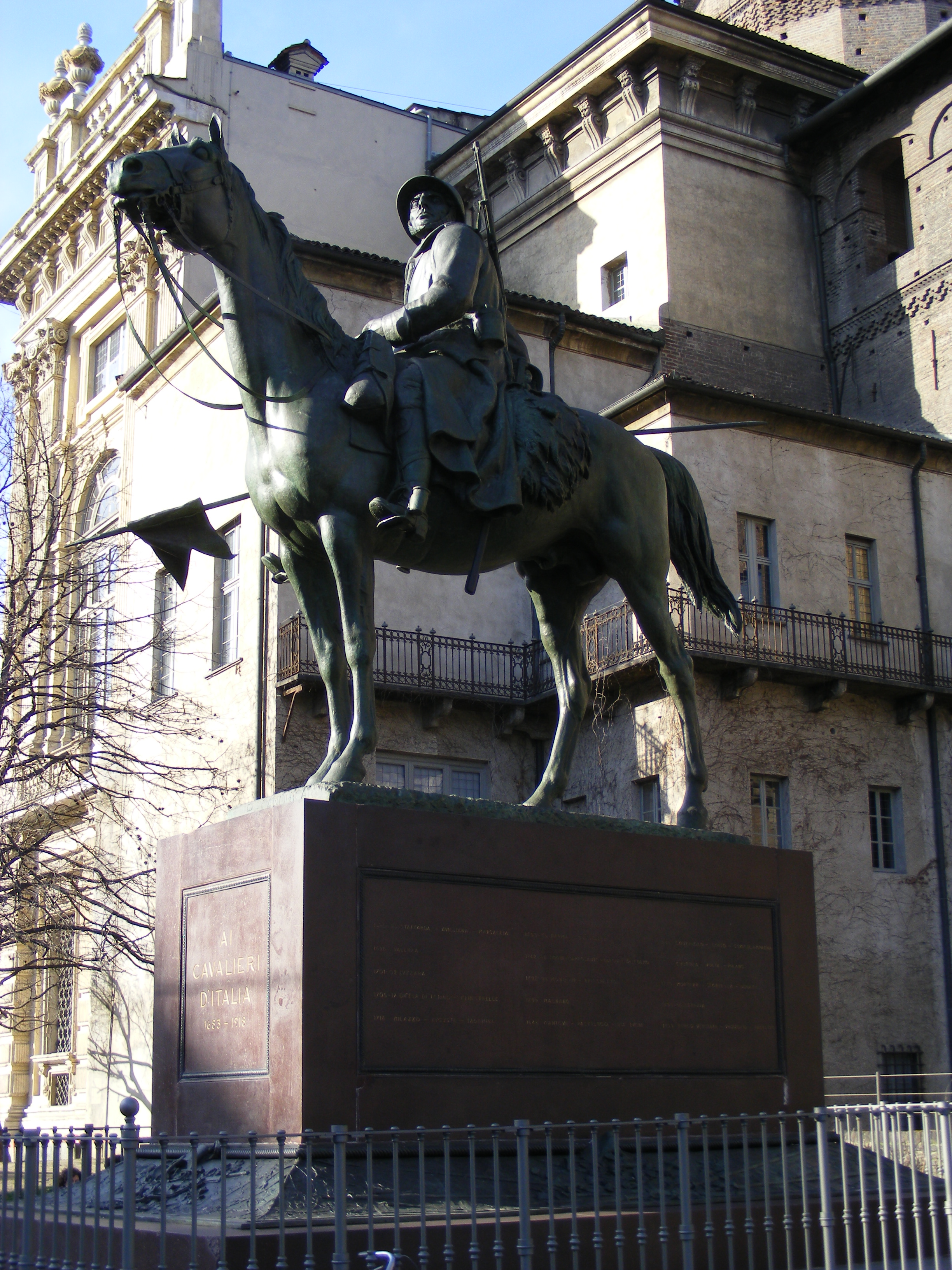 Soldato a cavallo - Torino - 1923 