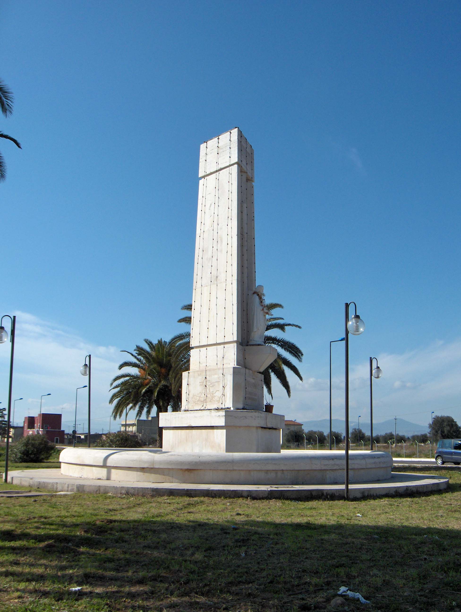 Cippo terminale dell'acquedotto dell'Agri - Scanzano Montalbano Jonico , Matera