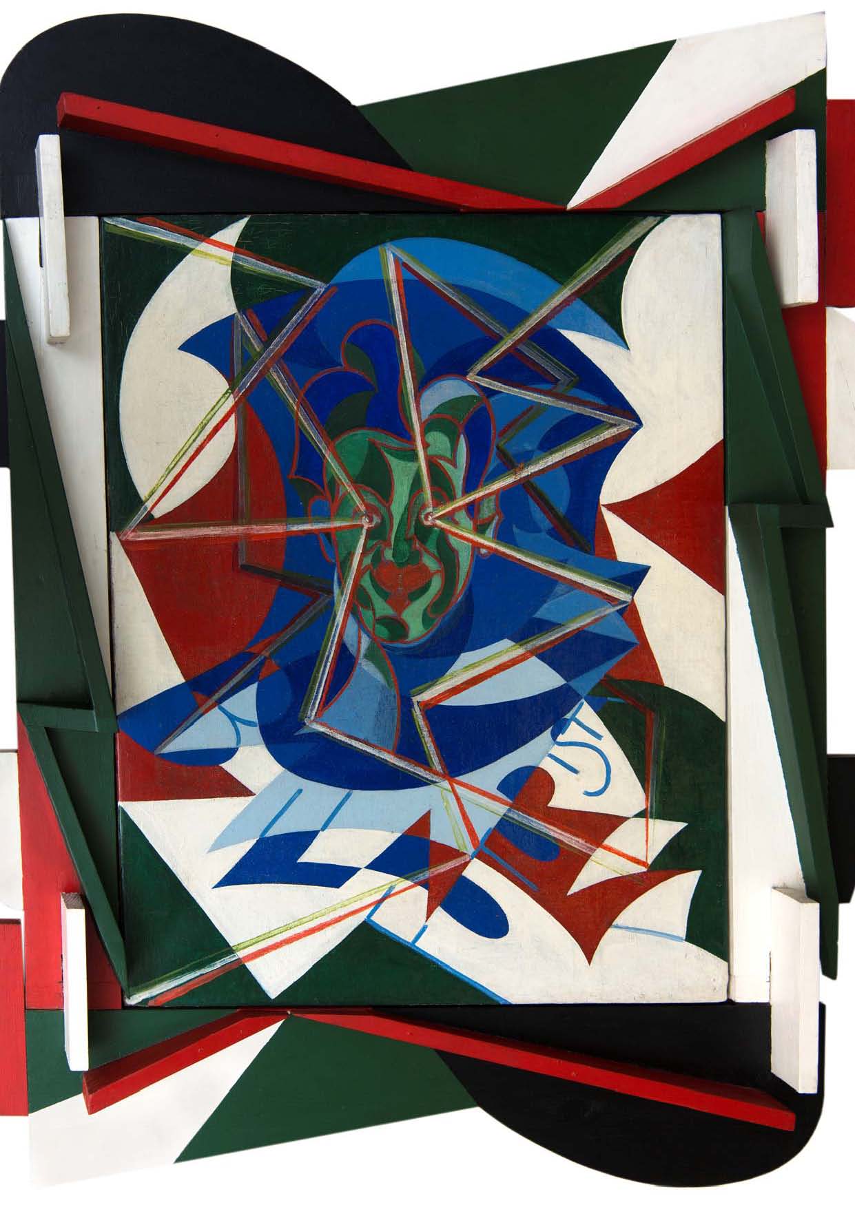 Autoritratto tricolore - Giacomo Balla - 1927