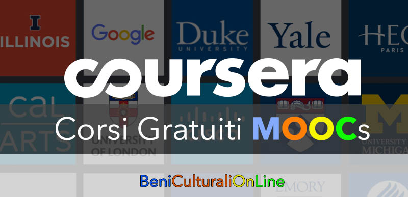 COURSERA offre gratuitamente i corsi MOOCs