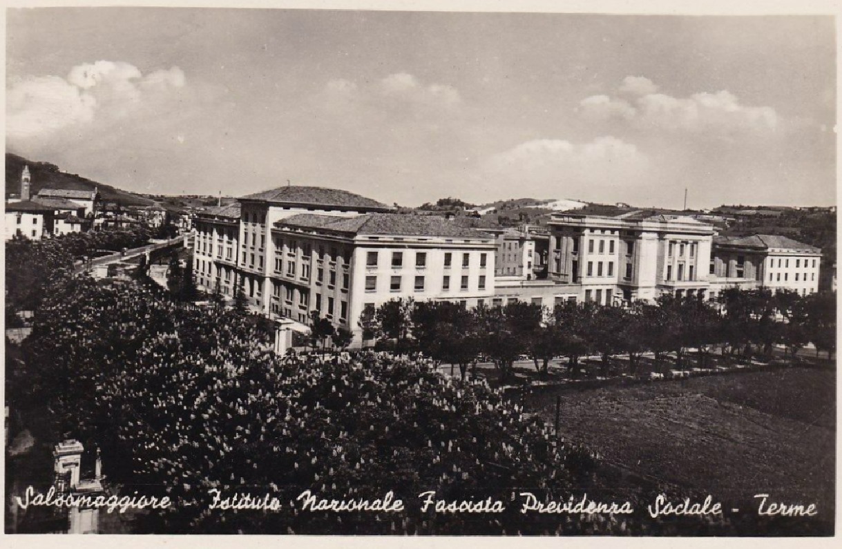 Emilia Romagna ) I.N.F.P.S. ( Istituto Nazionale Fascista della Previdenza Sociale ) Salsomaggiore Terme , Parma