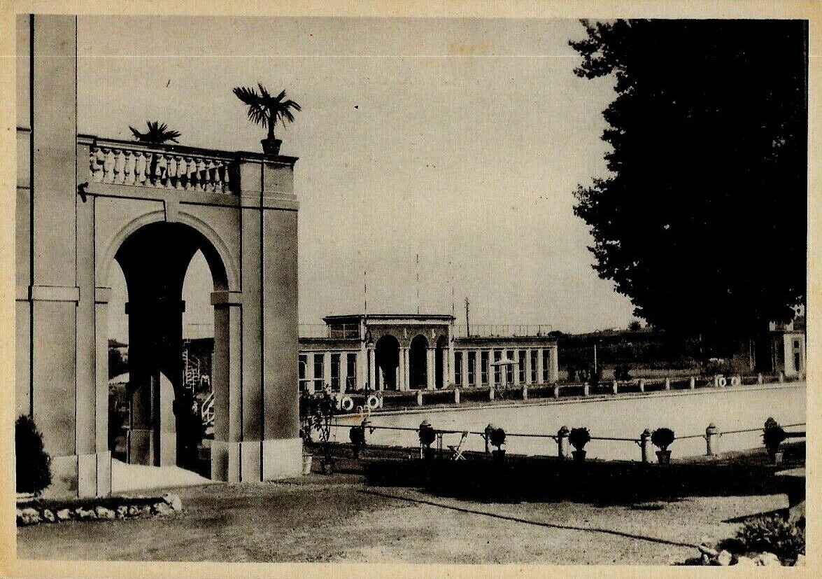 Lazio ) O.N.D. ( Opera Nazionale Dopolavoro ) Terme , Portico e Piscina - Viterbo