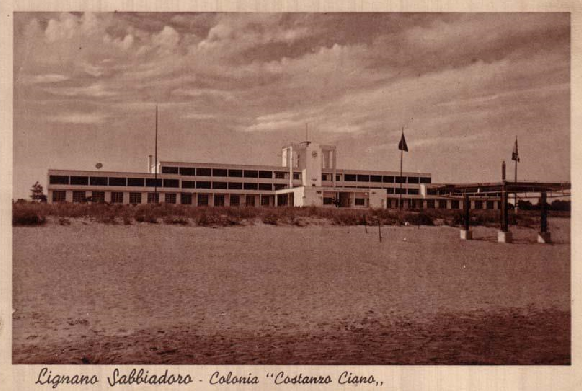 Friuli Venezia Giulia ) Colonia Costanzo Ciano - Lignano Sabbiadoro , Udine 
