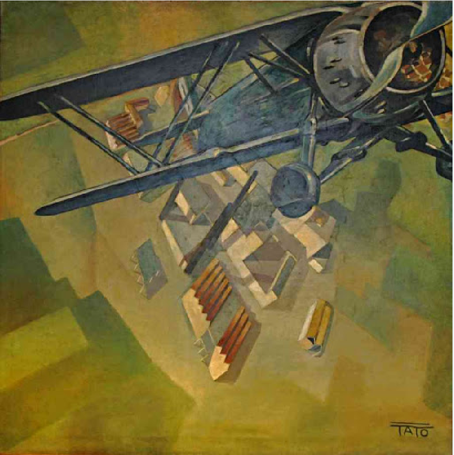 Sorvolando un'officina - Tato ( Guglielmo Sansoni ) - 1938