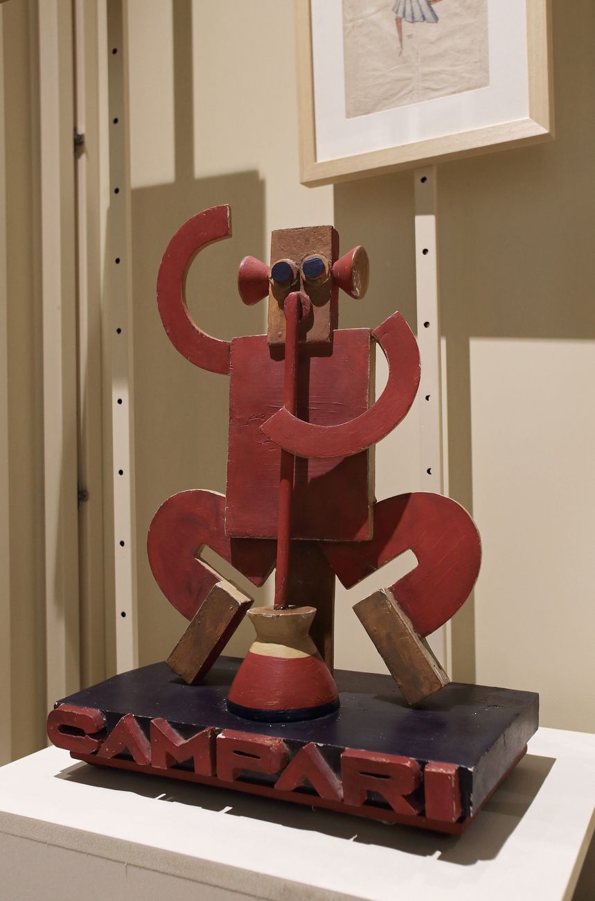 Pupazzo che beve Camparisoda - Fortunato Depero - 1926