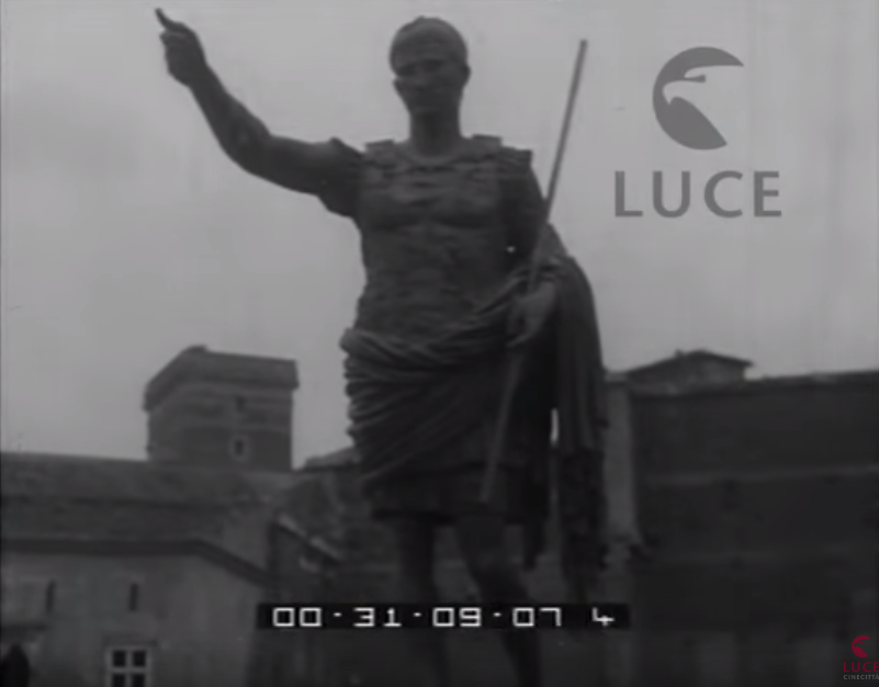 Bronzo di Cesare, Augusto, Traiano, Nerva a Roma - 1933