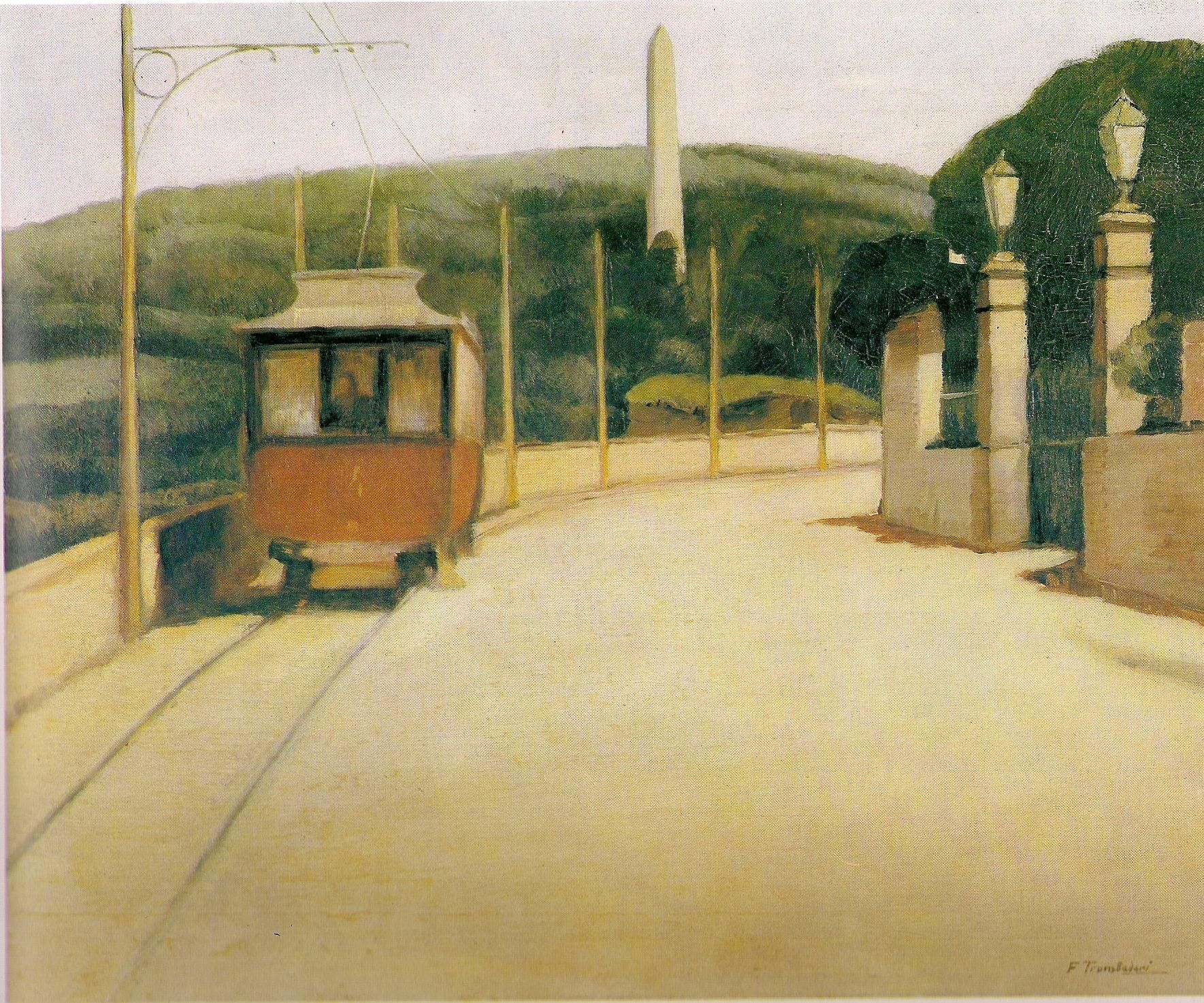 Il tram di Villa Glori - Francesco Trombadori - 1925