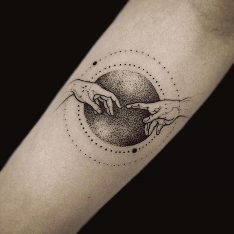 Body art: Creazione di Adamo